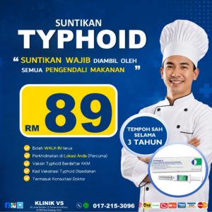 Suntikan Typhoid untuk Pengendali Makanan